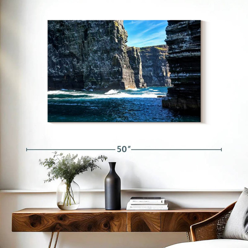 Kavia Sea Cliffs, 26" H x 39" W