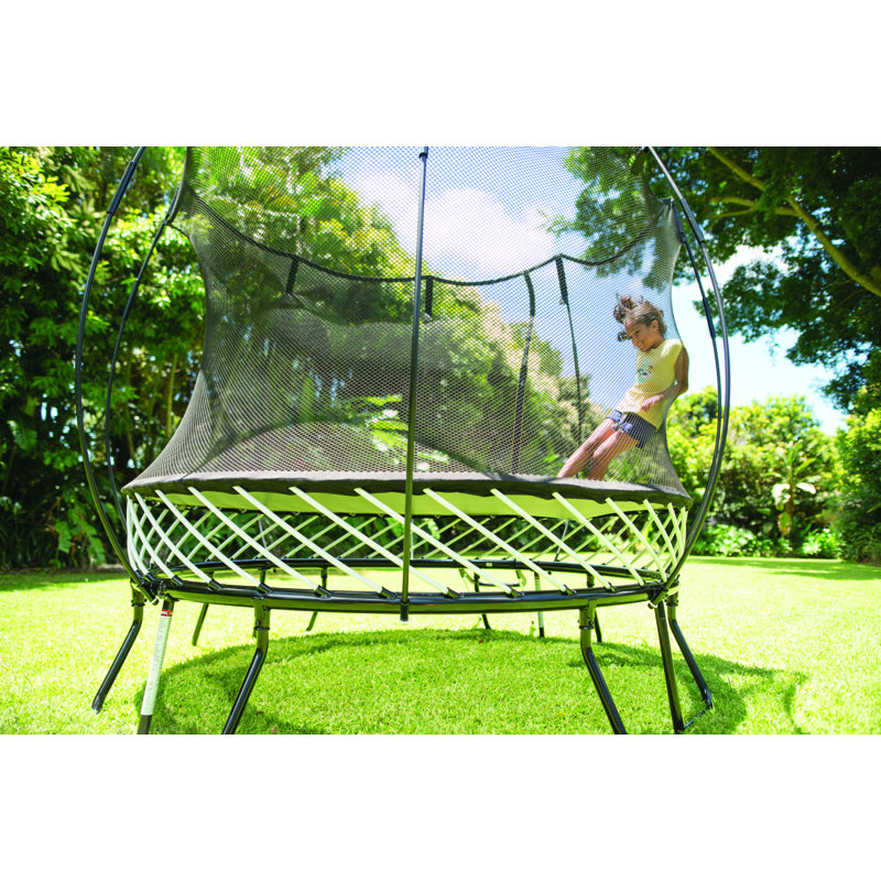 Springfree 8' Round Trampoline with Safety Enclosure.