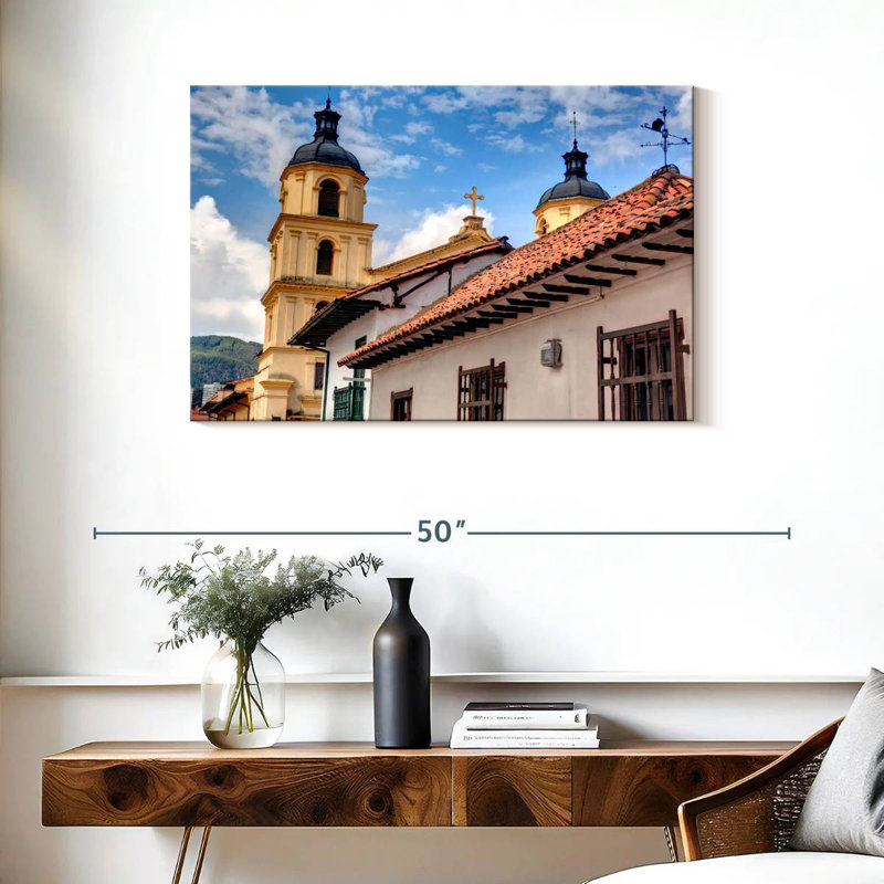 Adella La Candelaria Church, 24" H x 36" W