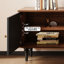 Meuble télé rétro en bois massif noir-1961405313-1961405315
