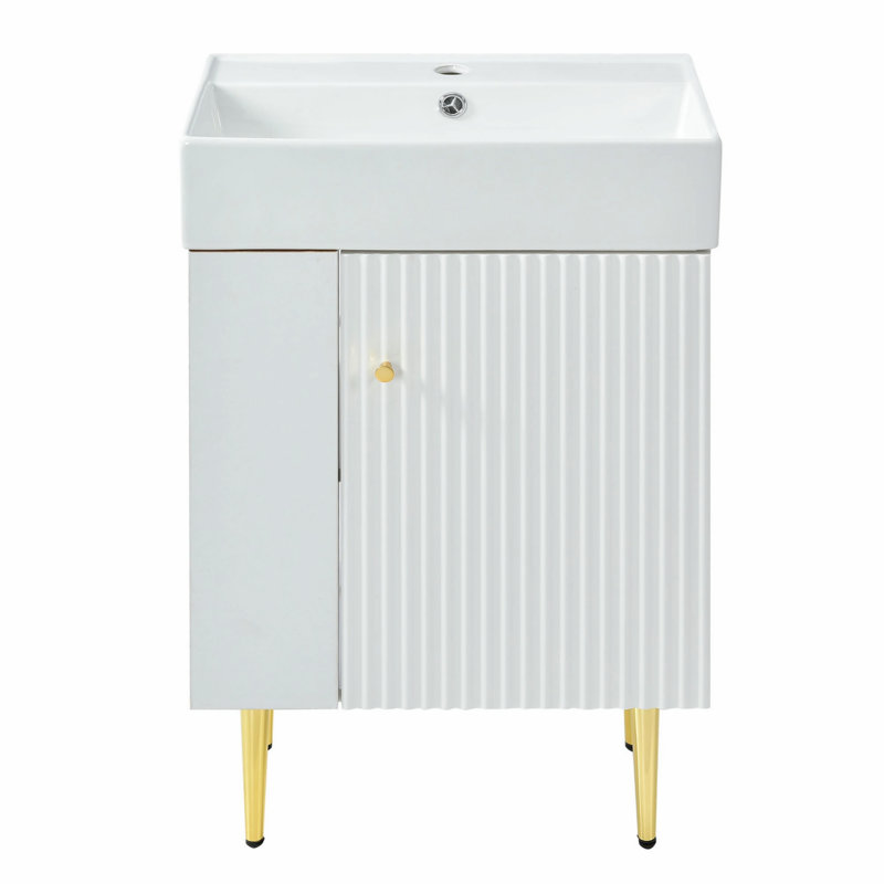 Meuble-lavabo de salle de bain, armoire combinée, meuble de rangement pour la salle de bain, rangement à gauche, meuble-lavabo moderne avec rangement