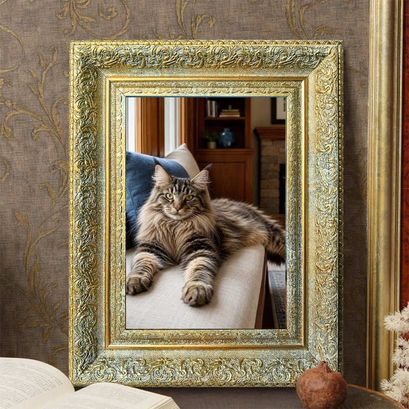 Cadre photo mural 3 pièces 5 "x 7" doré antique pour présentation de photo, Antique Gold, 3, 5" W x 7" H