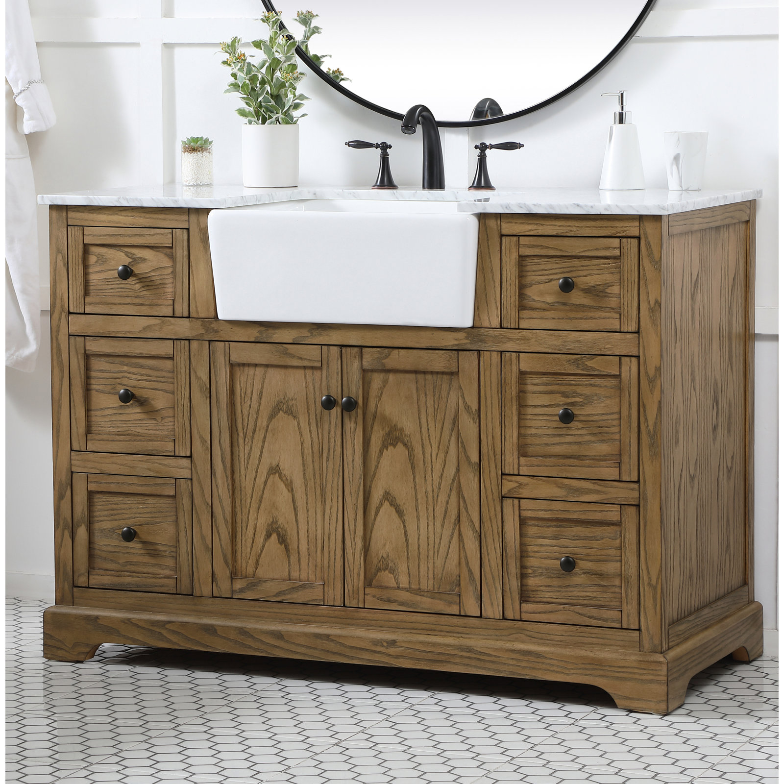 Pardue 48'' Single Bathroom Vanity, Driftwood