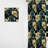 Kingstan Luxurious Black And Beige Flowers Damask II - Bohemian Curtain - Velvet Room Darkening - 1 Panel-1969350863