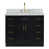 Black / Satin Brass