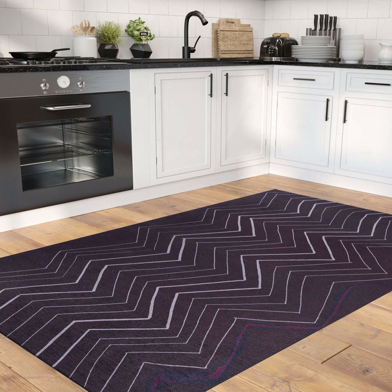 Premium 100% Polyester Area Rug, 6.9 x 10.2 ft | 1850 g/m², 0.2 in Pile Height | Recycled Poly Cotton Underside | Machine Washable at 30°C | Soft, Durable, Eco-Friendly Design for Modern Living Spaces
