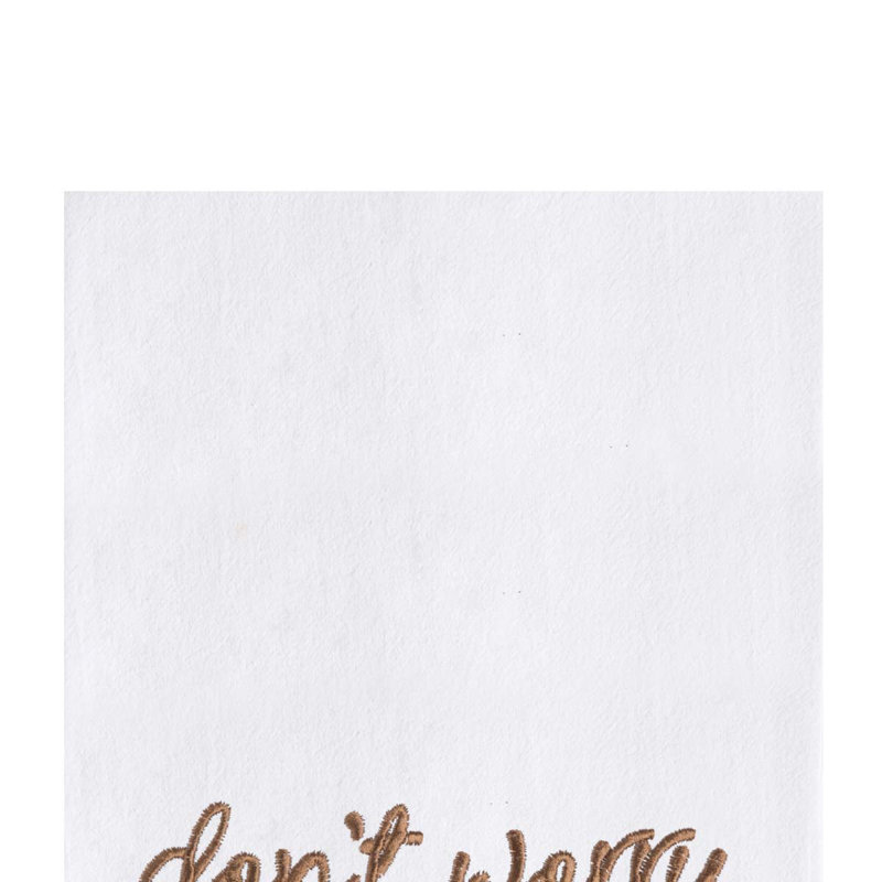 Don't Worry Beach Happy Dishtowel