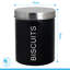 Harbour Housewares - Round Metal Kitchen Canisters-718148051