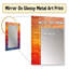Cubic Rainbow Seven Lines - Large Wall Mirror On Metal-768959714