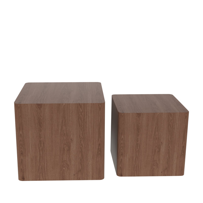 Tables d'appoint gigognes Wetzler, Noyer