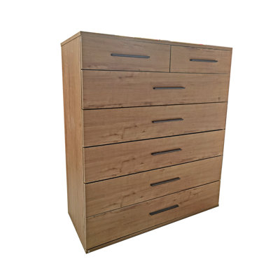 Pamel 95 cm W Chest of 7 Drawers
