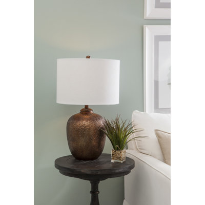 Lampe de table en cuivre 26 po Gregg