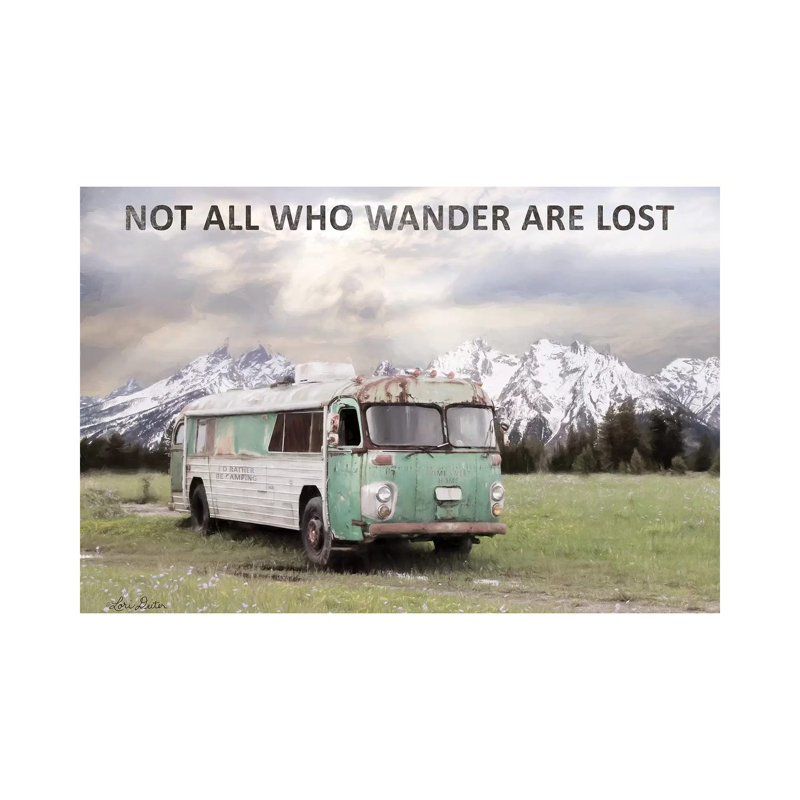 Camping In Style by Lori Deiter - Wrapped Canvas Print, 66.04 cm H x 45.72 cm W x 1.91 cm D