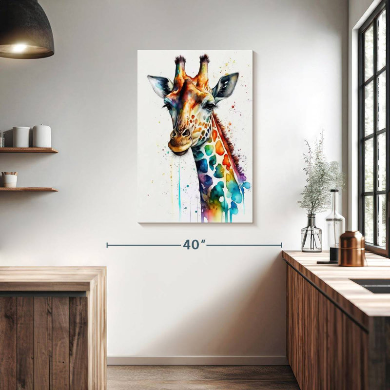 Girafe Brampt, H 39 po x l 26 po