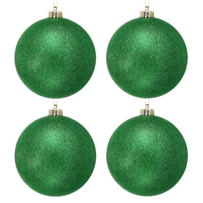 140mm Shatterproof Plastic Glitter Ball 