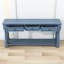 Console de 63 po avec 3 tiroirs et tablette Dolo de style méditerranéen Dolo-369046429
