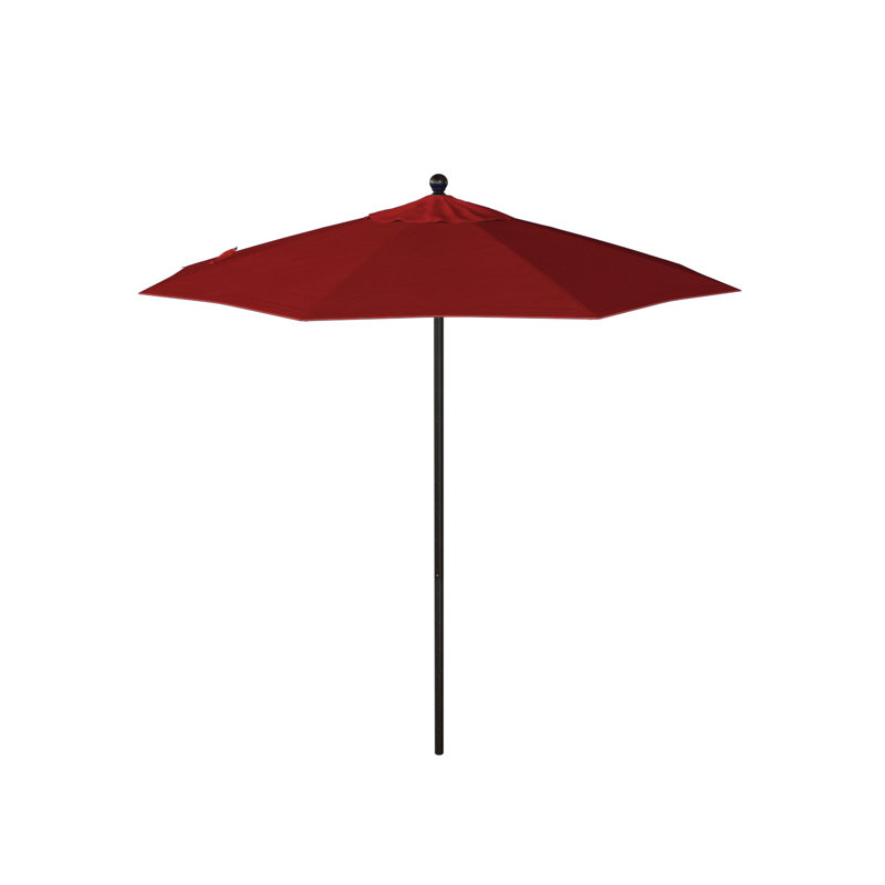 Parasol de marché 90 po Aneesaa, Rouge - Pacifica, Bronze