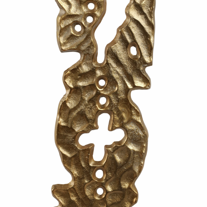 Sagebrook Home 28" Hobart Small Gold Statuary, 28" H x 6" W x 3" D, Gold