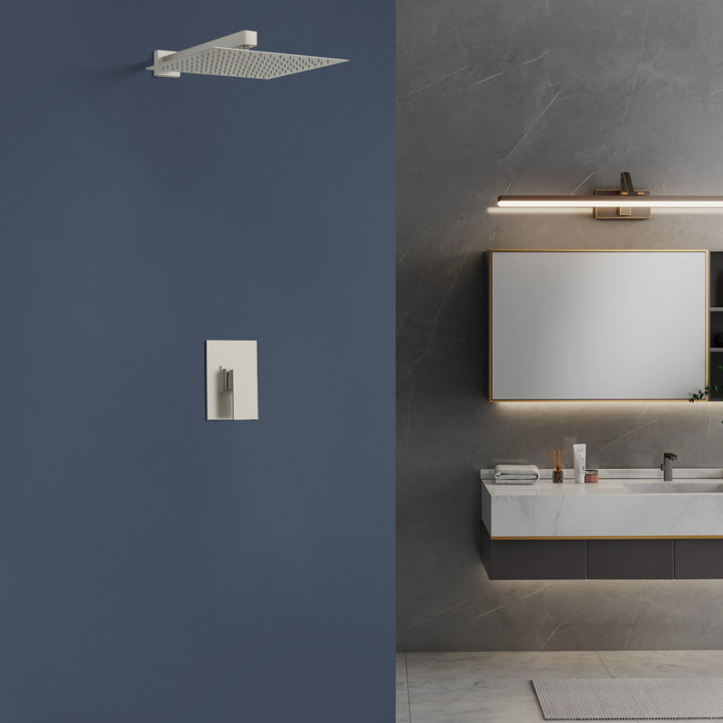 High-Pressure Rainfall Shower System, Tub Faucet Set