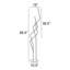 Lampe sur pied DEL traditionnelle 68,5 po Camariyah-2133311122
