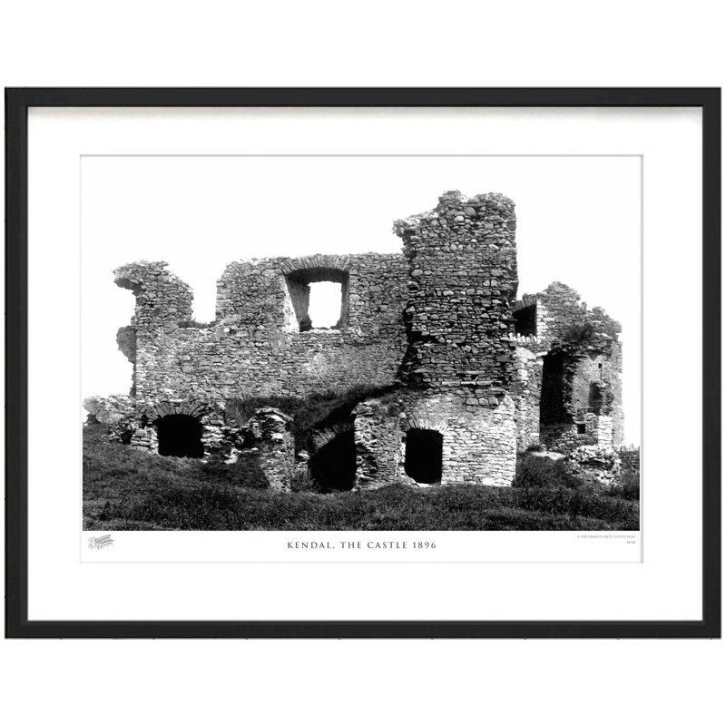 Kendal, The Castle 1896 by Francis Frith - Single Picture Frame Print, 28cm H x 36cm W x 2.3cm D