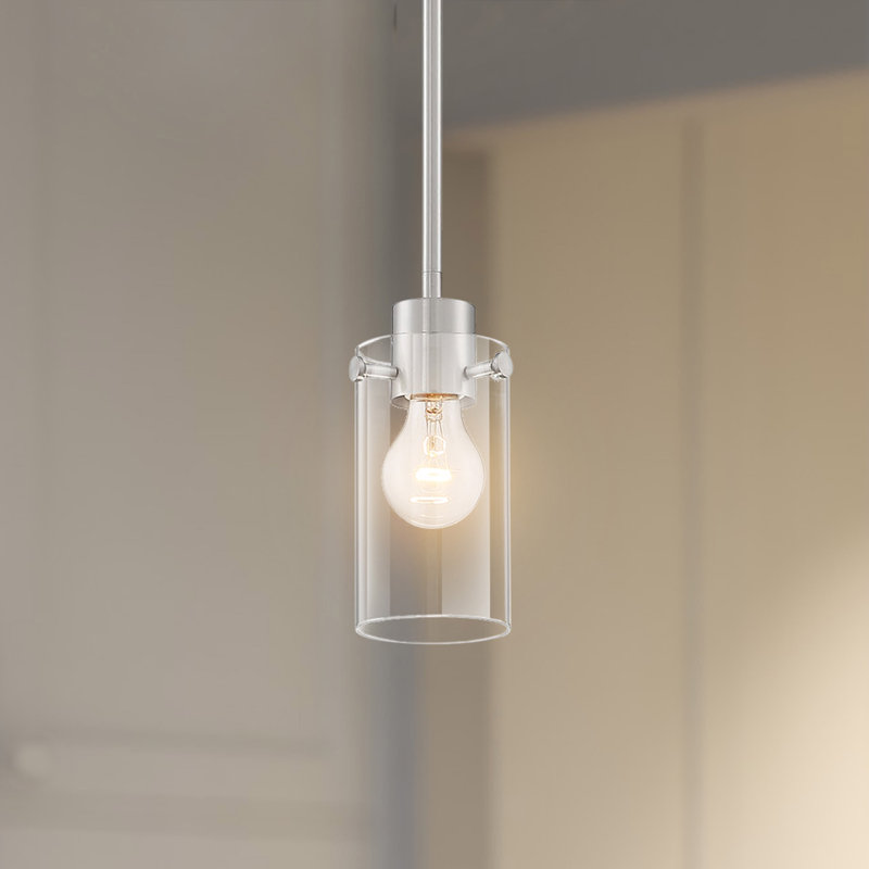 Barines 1 - Light Single Pendant, Brushed Nickel