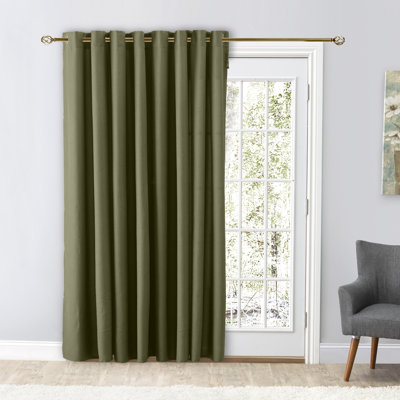Lakeland Double-Wide Patio Curtain Panel