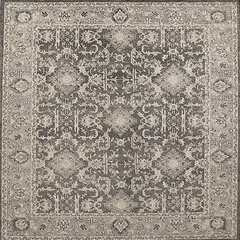 Bricher Oriental Indoor Rug, Square 7'