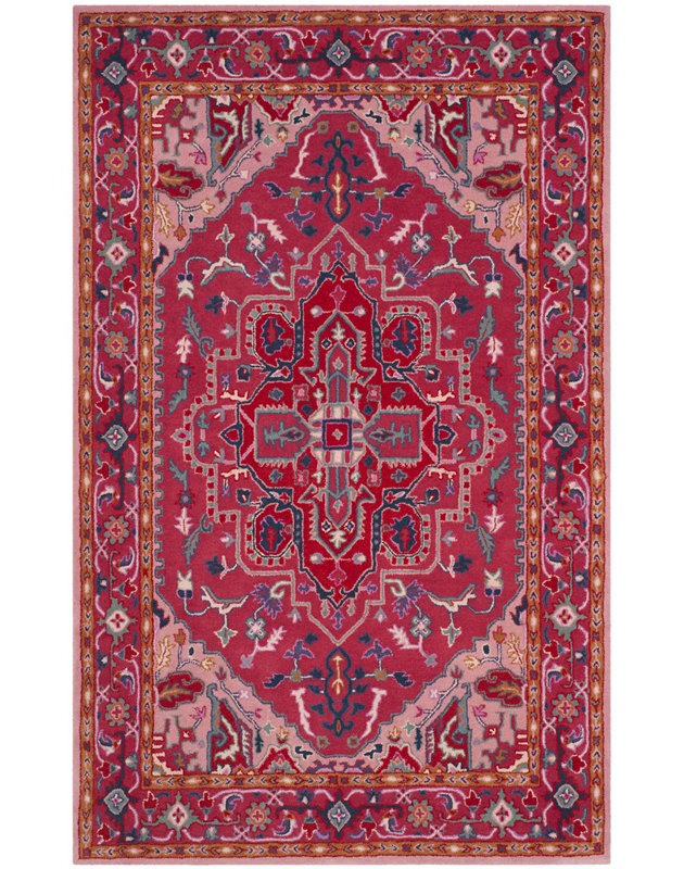 Tapis oriental en laine touffeté à la main Bellagio, Rectangle 2 pi 6 po x 4 pi