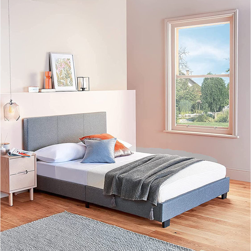 Feije Upholstered Bed, Double (4'6)