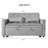 3-In-1 Convertible Sleeper Sofa,Modern Velvet Pull Out Sofa Bed With Reclining Backrest And Pillows-114294568