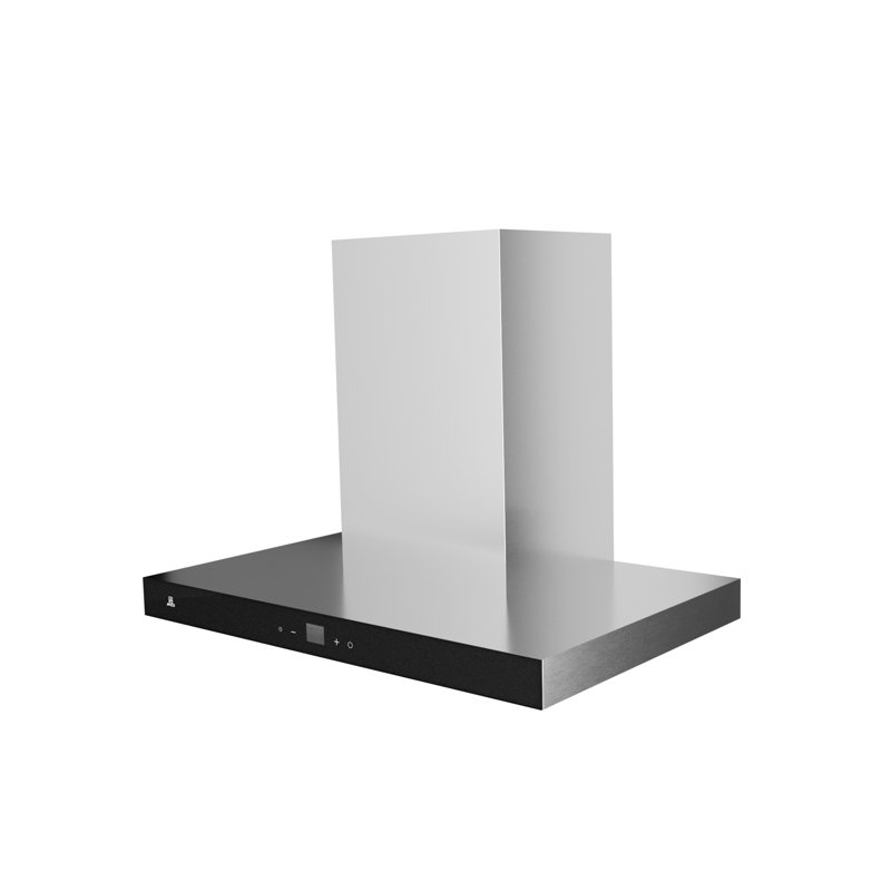 30" Stainless Steel Wall Mount Range Hood With Gesture Sensing & Touch Control Panel, 600 CFM Power, And Dual LED Lights