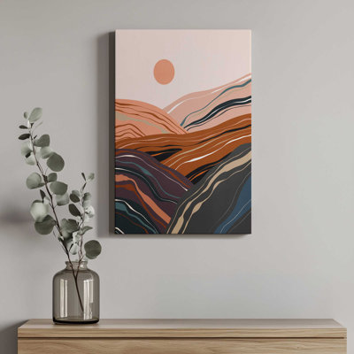 Mineral Inspired Landscapes 3 by Garima Dhawan Art Print
