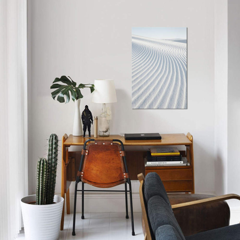 « white sables i, no border », reproduction de photo sur toile, H 40 po x l 26 po x P 1,5 po, Toile tendue, Pas de tapis