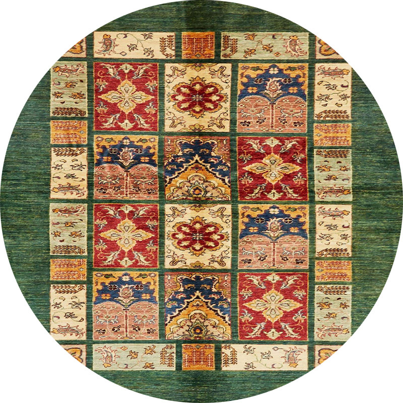 Tapis abstrait moderne 687, Rond 4 pi