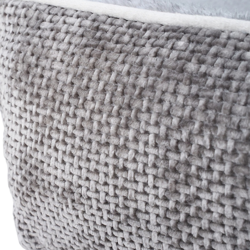 Polyester Pet Bed, Grey