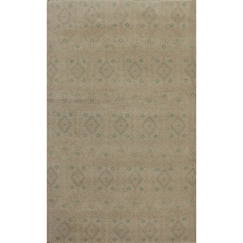 Tapis géométrique indien 5 x 8