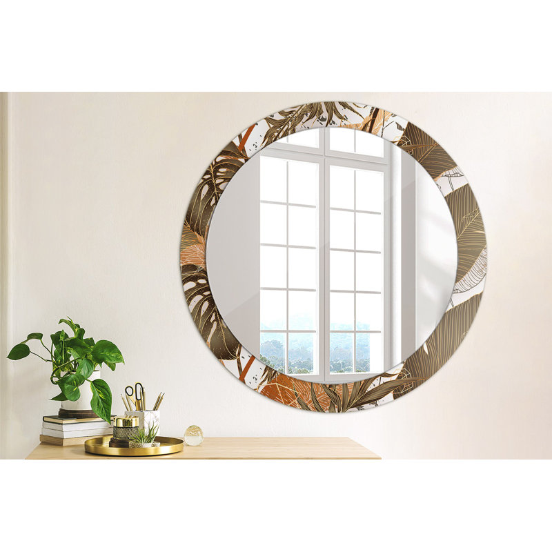 Huldar Glass Flat Wall Mirror