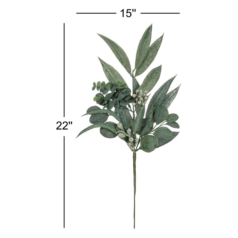 Branche d'eucalyptus artificiel Kannon