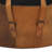 Leather Handmade Box Style Single Slot Magazine Holder with Detail Stitching and Curved Handles