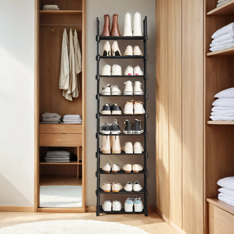 20 Pair Shoe Rack, Black