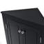 Armoire de rangement triangulaire pour salle de bain avec tablettes réglables, armoire de plancher autoportante pour la cuisine à domicile-844720003