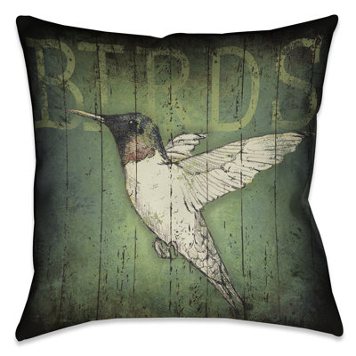 Lodge Bird Throw Pillow