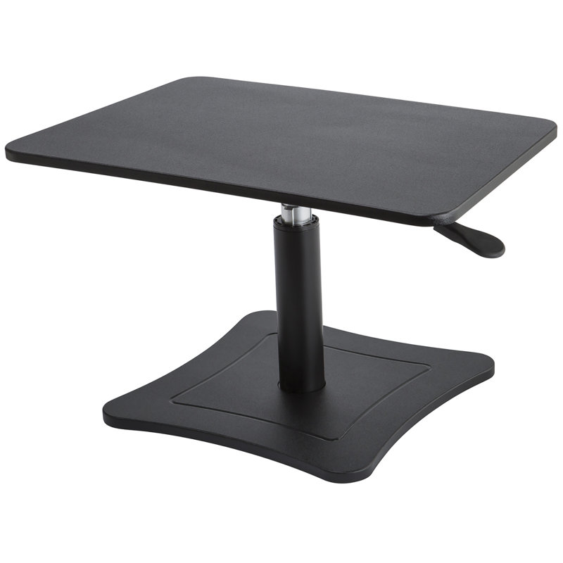 Unité de conversion de bureau debout H 15 po x l 21 po Ariella, Noir