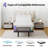 Adjustable Bed Frame With 12 Inch White Gel Memory Foam Firm Mattress, Updated Thickened Frame, Wireless Remote Control, Separate Head & Foot Lift, Easy Tool-Less Assembly-1924039706