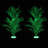 48" Glow in the Dark Palm Trees