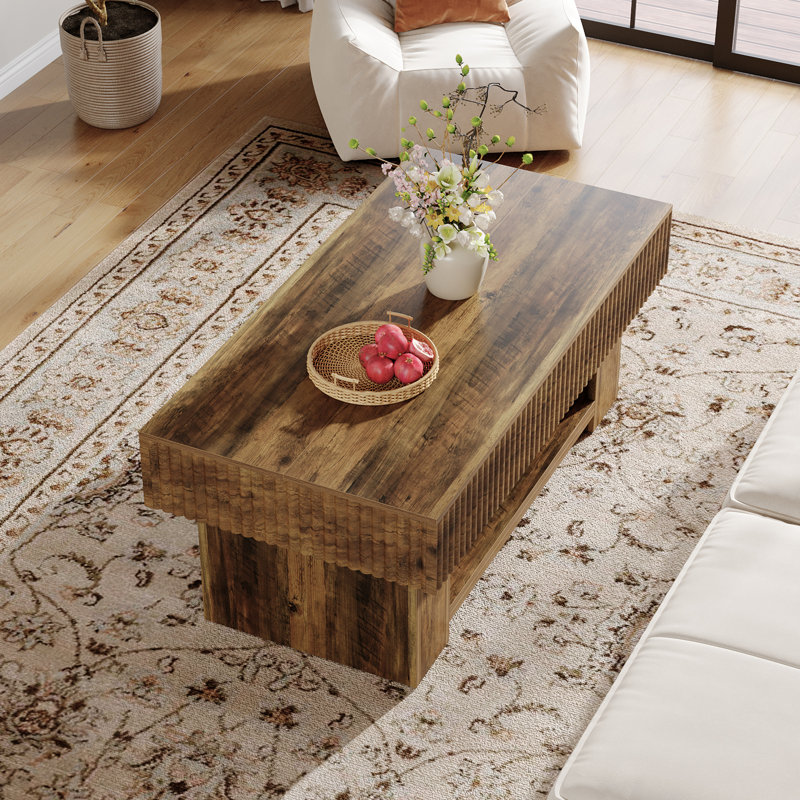 47-Inch Coffee Table with Storage