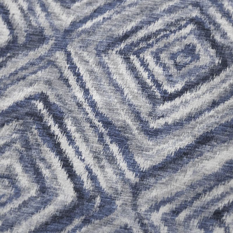 Jeté en sherpa Addison ASB781, Bleu