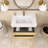 Siglind 29.9'' Single Bathroom Vanity with Solid Surface Top-1908055225-1908055226