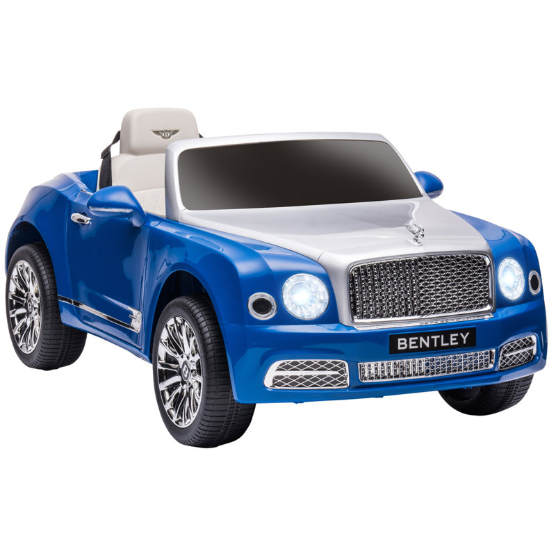 Bentley Blue 12V Battery Powered Ride-On Car with Remote